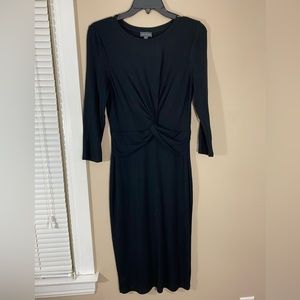 The limited black sweater dress